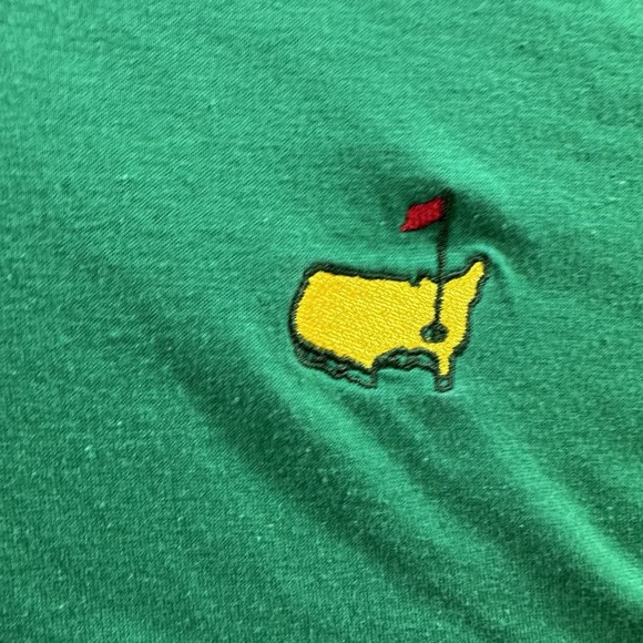 VTG Augusta National Golf Shop Masters Polo Shirt Mens XL Green 90s Hong Kong - Picture 4 of 11
